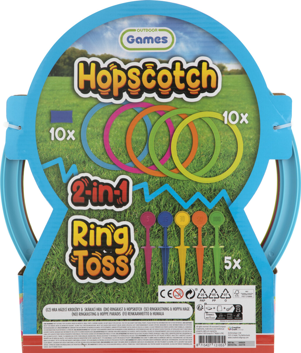 Moxy - 2-In-1 Ring Toss Hopscotch 640020