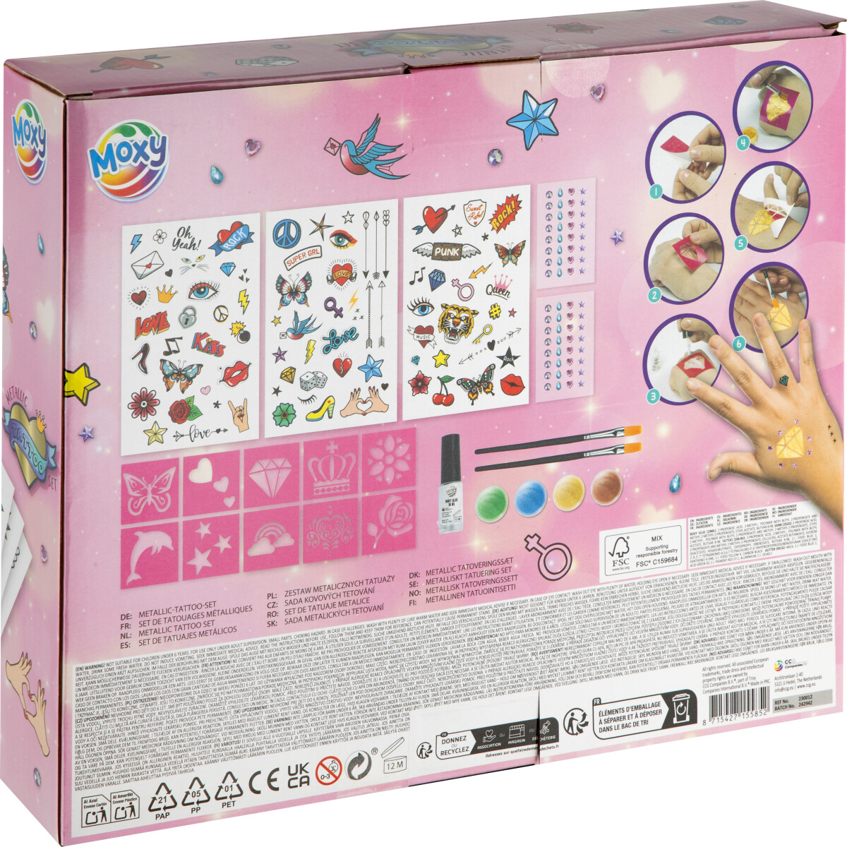 Moxy - Metallictattoo Set 230012