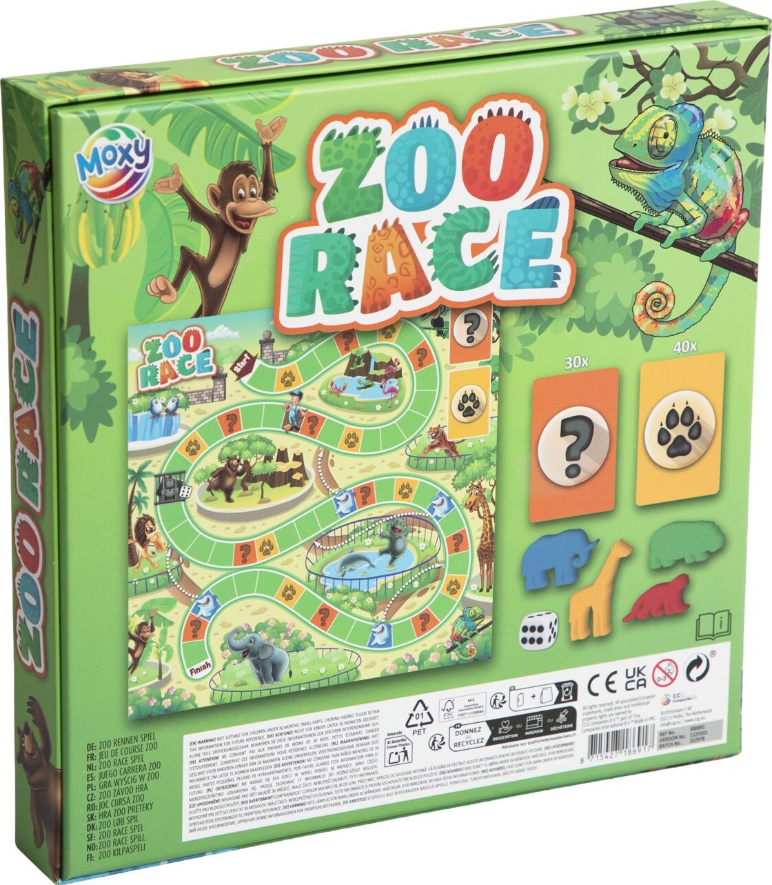 Moxy - Zoo Race Boardgame 300091