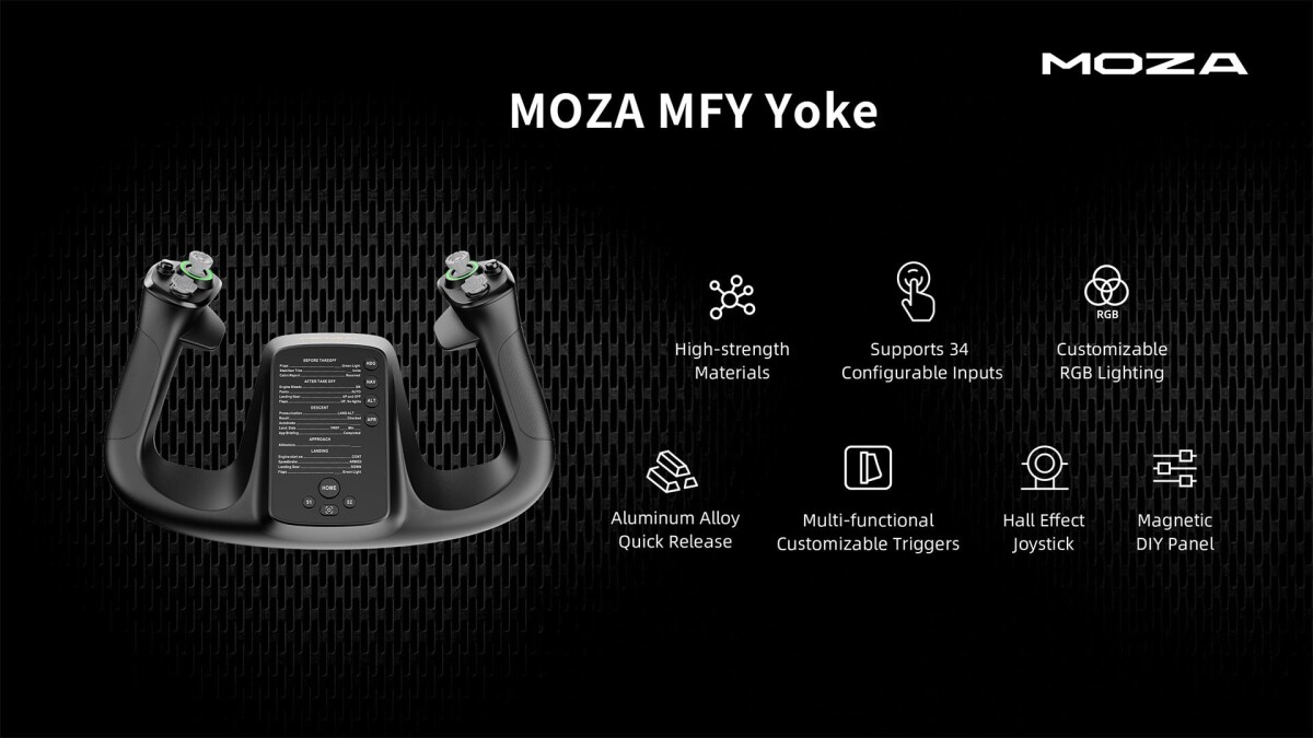 Moza - Mfy Yoke - Black