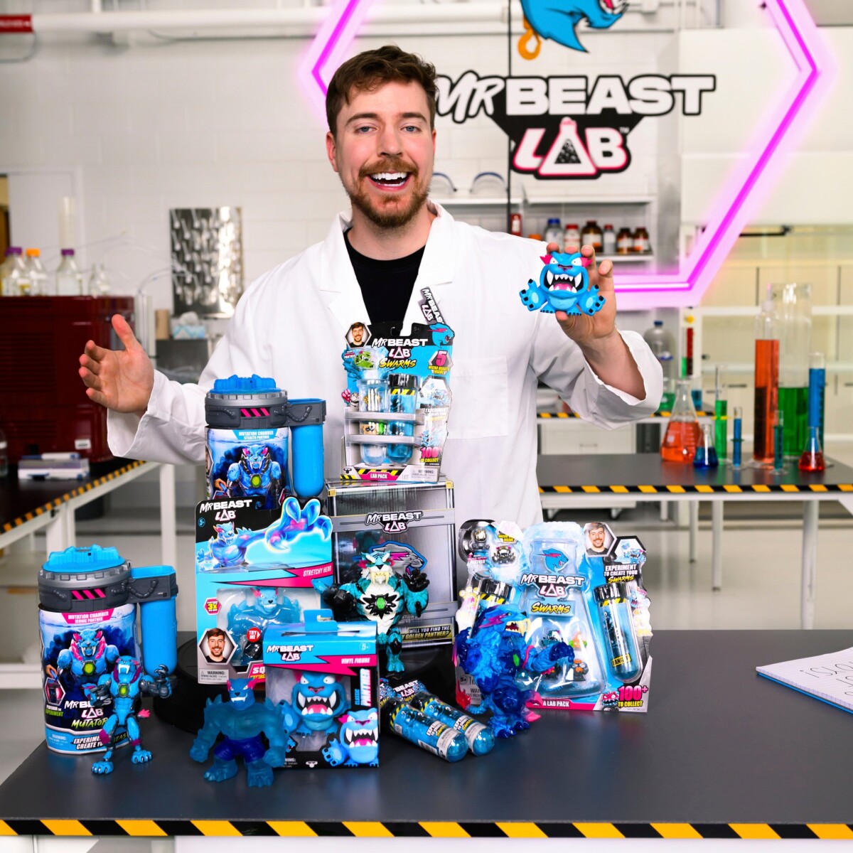 Mr Beast Lab - Vinyl Figure Ass