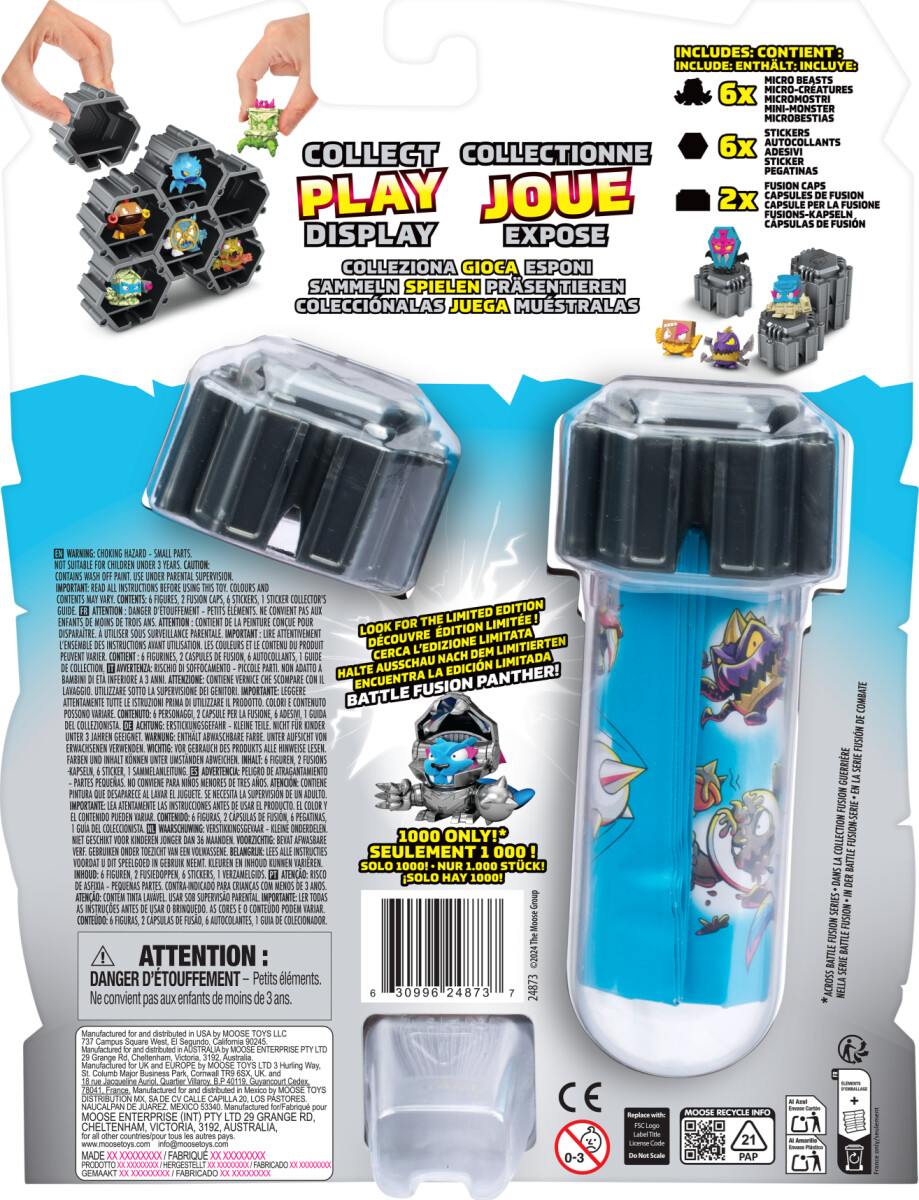 Mrbeast Lab - Swarms Kampfusion - 6 Stk