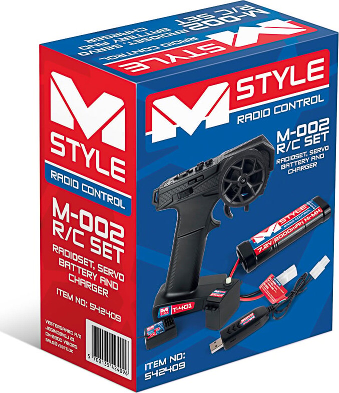 Mstyle - Radioset Servo Battery And Charger 542409