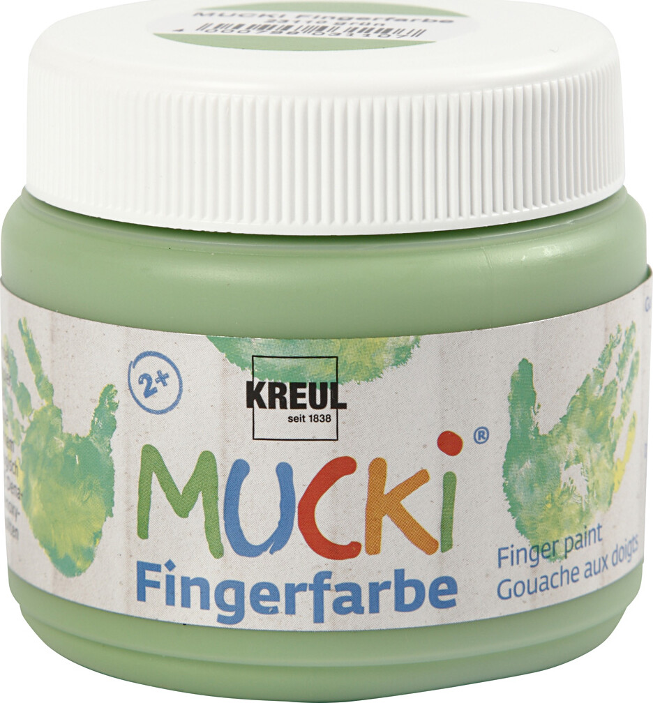 Mucki Fingermaling - Grøn - 150 Ml