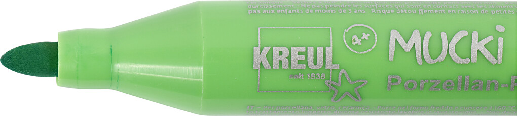 Kreul - Mucki Glas- Og Porcelænstusser - 2-5 Mm - Forskellige Farver - 5