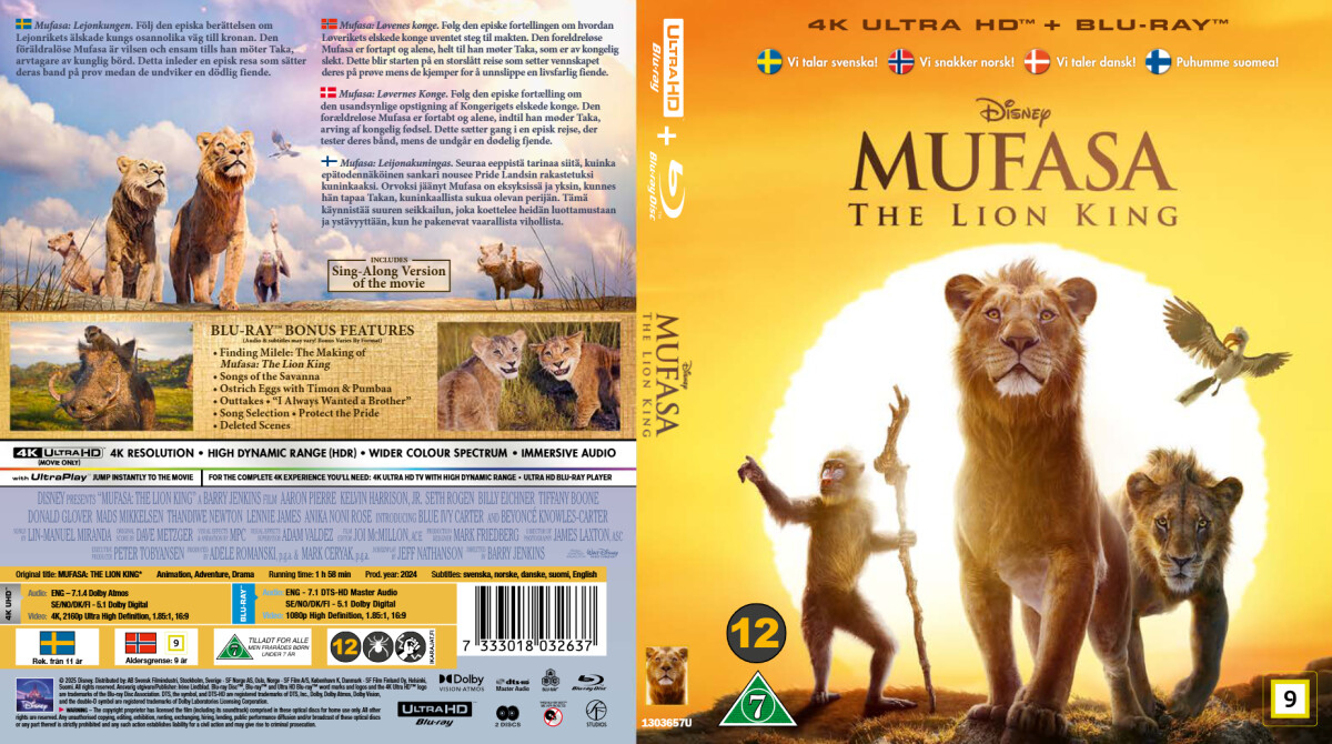 Mufasa Løvernes Konge Mufasa The Lion King - Disney