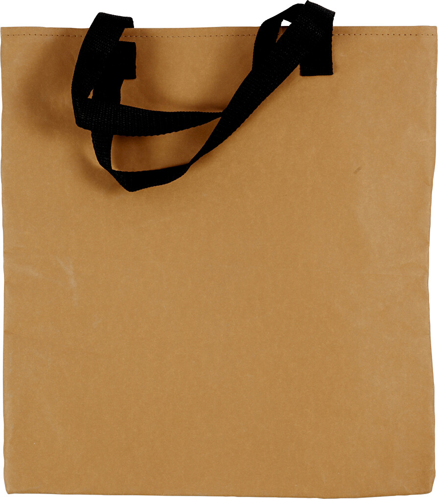 Diy Mulepose Til Male På - Uden Tryk - 35X38 Cm - Lys Brun