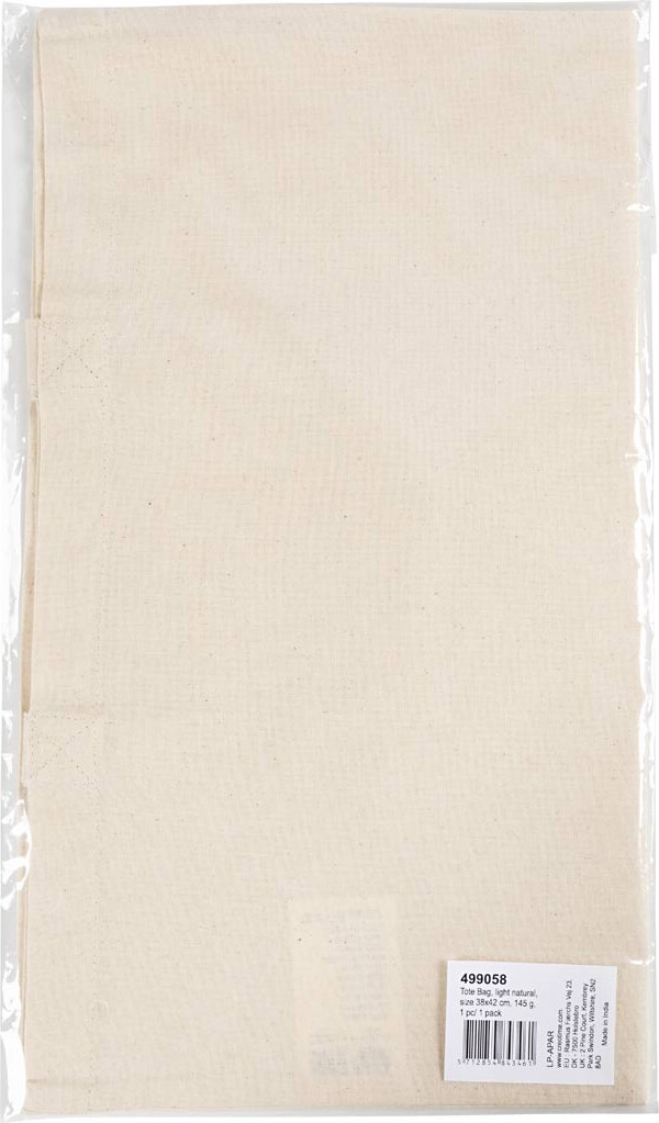 Mulepose - Str 38X42 Cm - 145 G - Lys Natur - 1 Stk