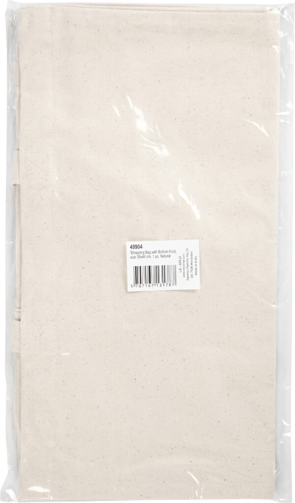 Diy Mulepose Til Male På - Uden Tryk - 39X44X10 Cm - Lys Natur