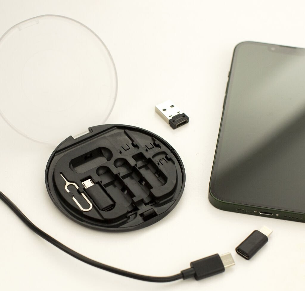 Kikkerland - Usb A Og C Til Usb C Lightning Og Micro Kabel Sæt