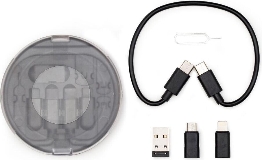 Kikkerland - Usb A Og C Til Usb C Lightning Og Micro Kabel Sæt