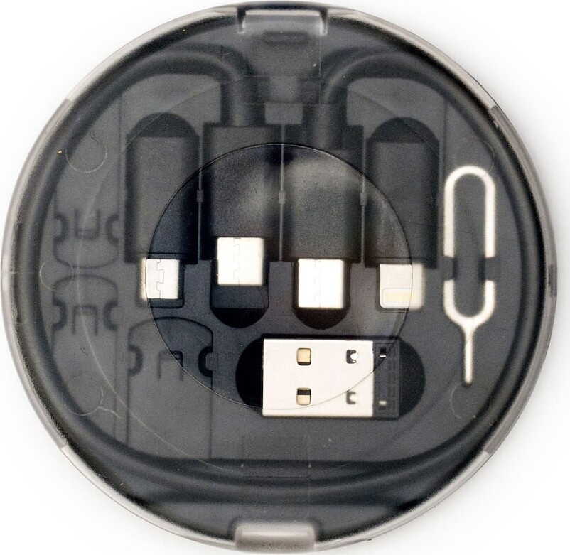 Kikkerland - Usb A Og C Til Usb C Lightning Og Micro Kabel Sæt