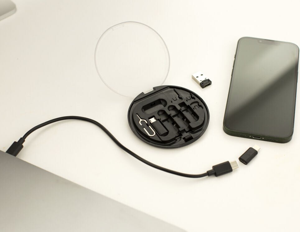 Kikkerland - Usb A Og C Til Usb C Lightning Og Micro Kabel Sæt