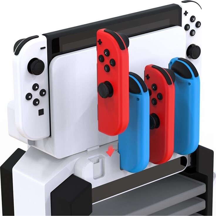 Switch Stand Til Switch Og Switch Oled Oplader Og Holder Se tilbud og køb på Gucca.dk