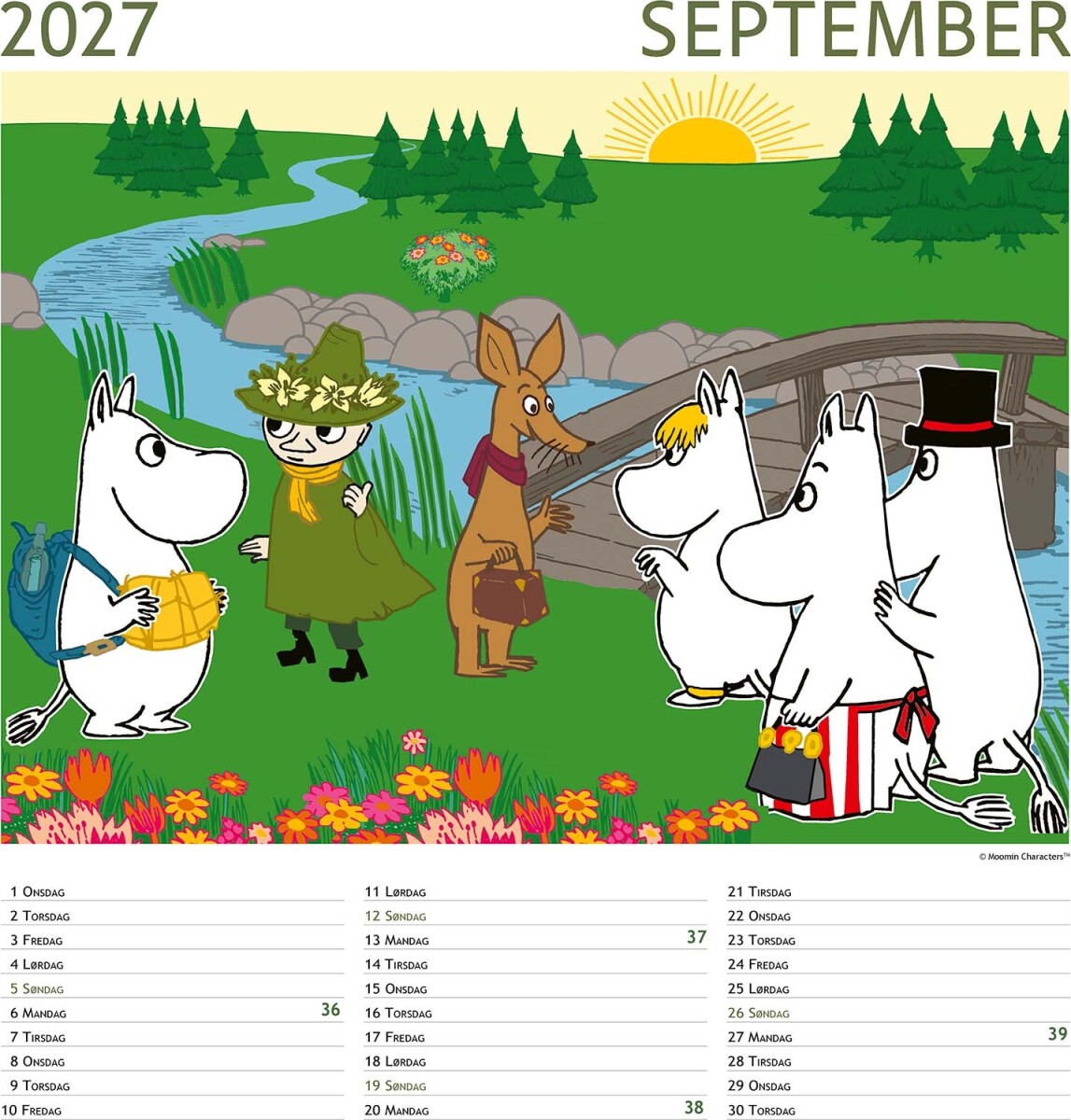 Mumi Kalender 2027
