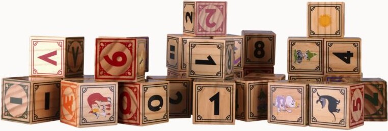 Mumi Abc Træklodser Med Bogstaver Til Baby - Alfabet