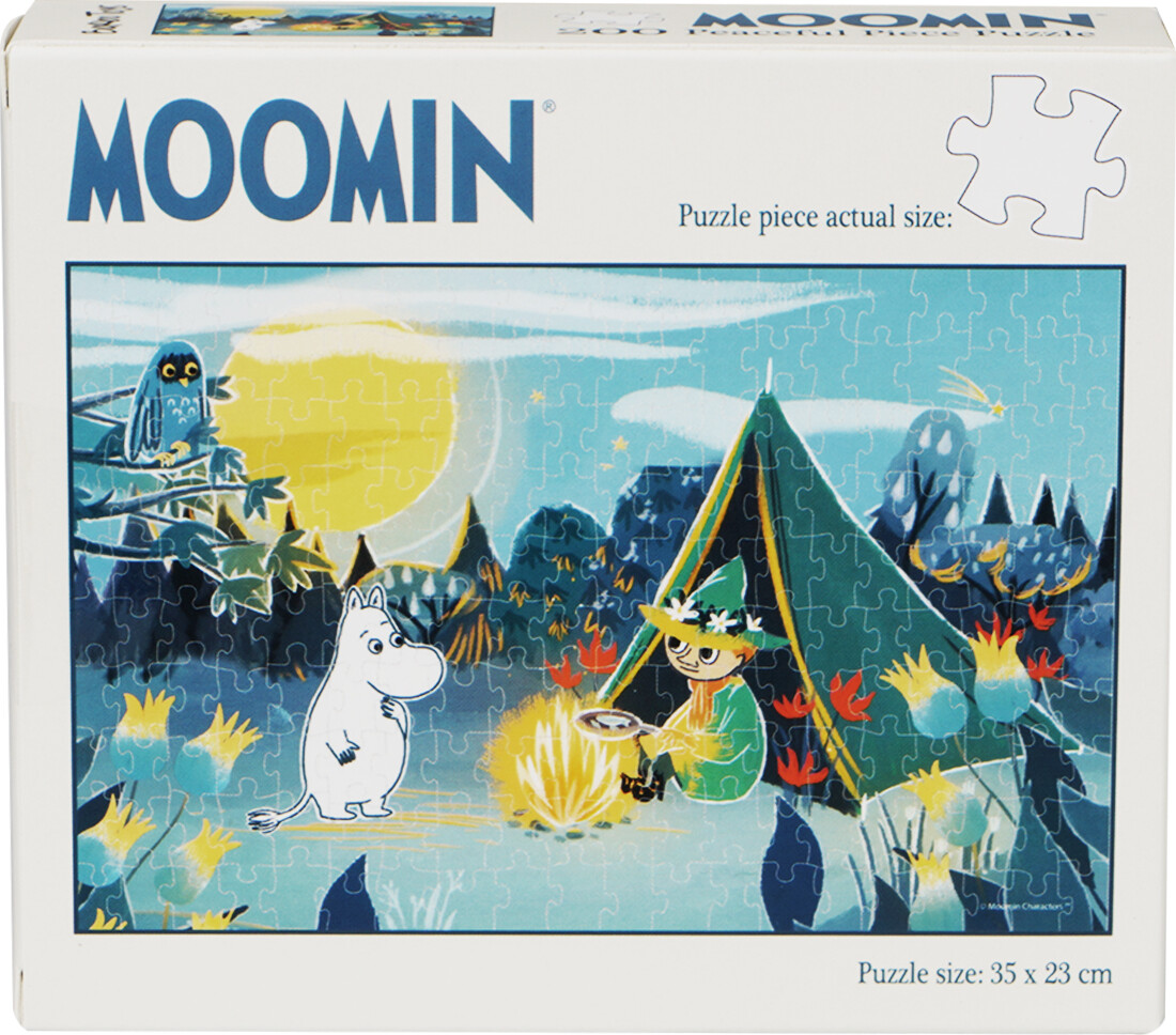Mumitroldene Puslespil - Art - 200 Brikker - Blå - Barbo Toys