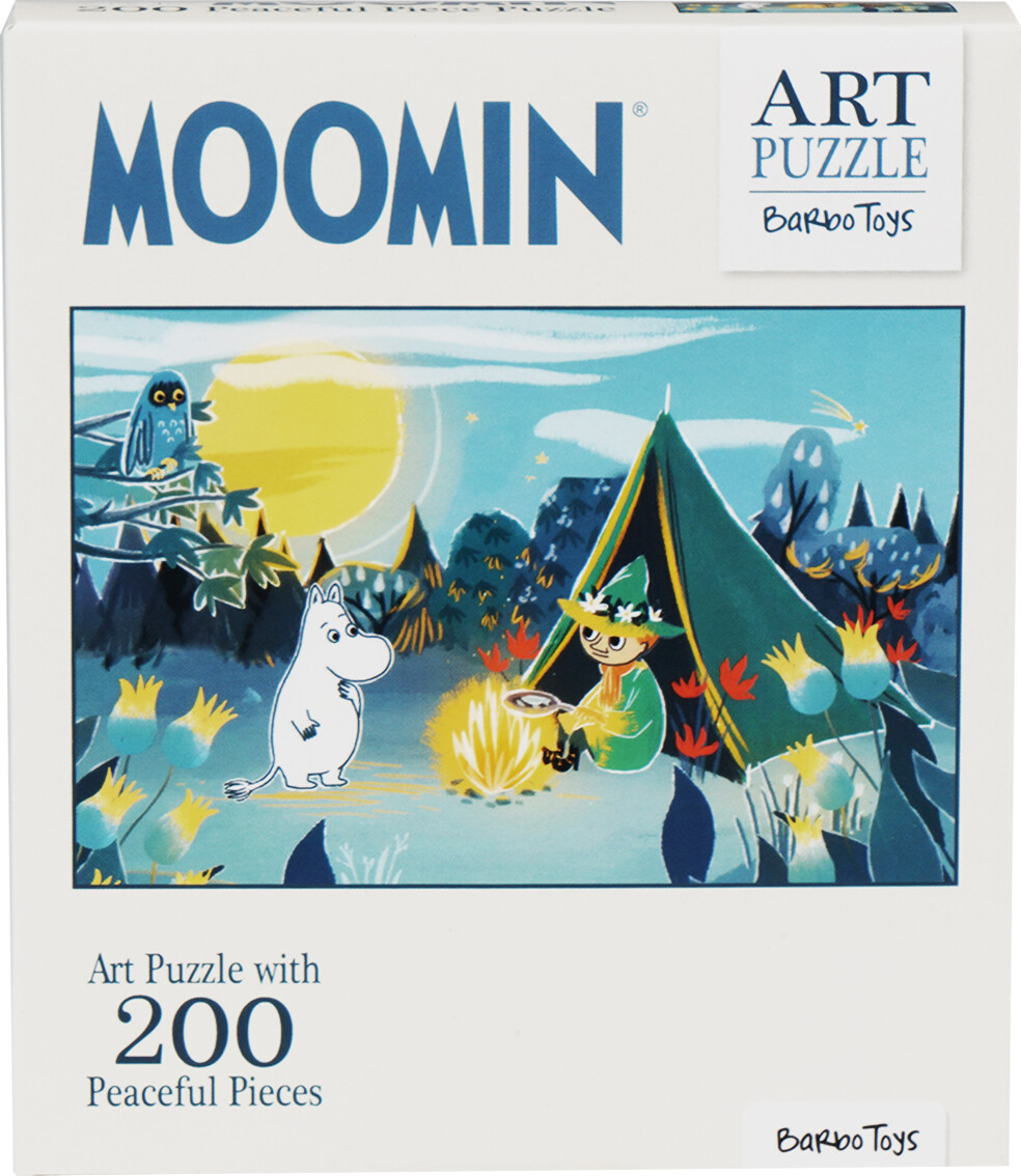 Mumitroldene Puslespil - Art - 200 Brikker - Blå - Barbo Toys