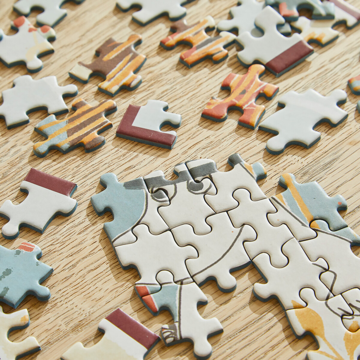 Mumitroldene Puslespil - Art - 200 Brikker - Rød - Barbo Toys