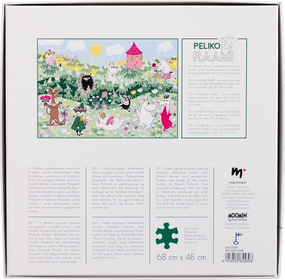 Moomin By Martinex - Blomstret - 1000 Brikker - Mumitroldene Puslespil