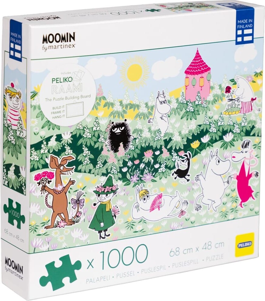 Moomin By Martinex - Blomstret - 1000 Brikker - Mumitroldene Puslespil