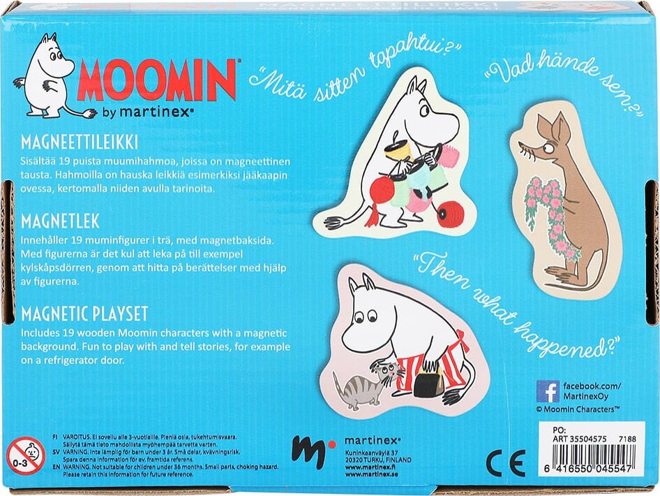 Mumitroldene - Magnetisk Legesæt Med Moomin Figurer
