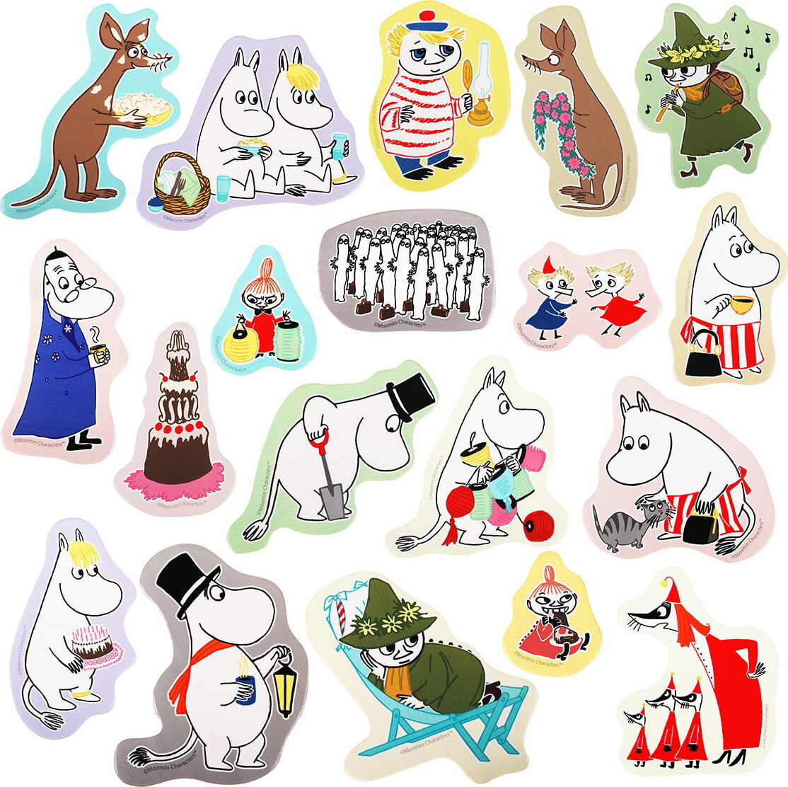 Mumitroldene - Magnetisk Legesæt Med Moomin Figurer
