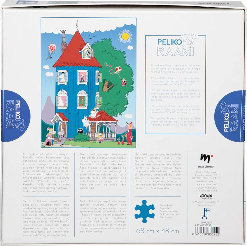 Mumi Puslespil - 1000 Brikker - Mumihuset