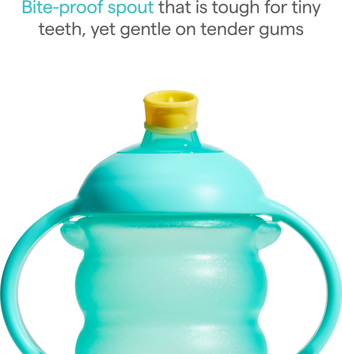 Munchkin - 2Pk Click Lock Bite-Proof Trainer Cup 6M - Bluegreen - 240 Ml