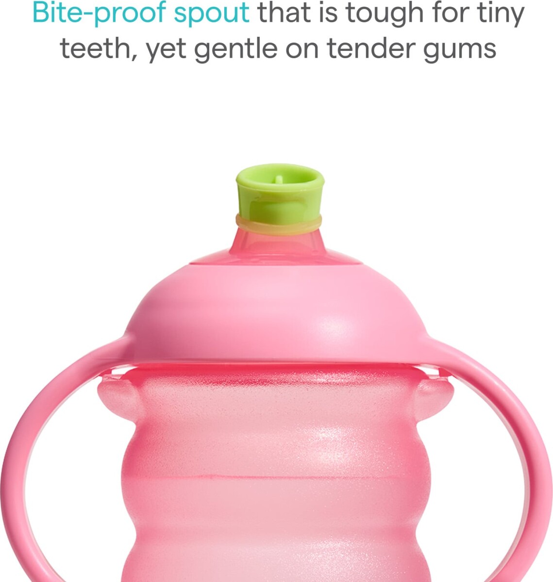 Munchkin - 2Pk Click Lock Bite-Proof Trainer Cup 6M - Pinkpurple - 240 Ml