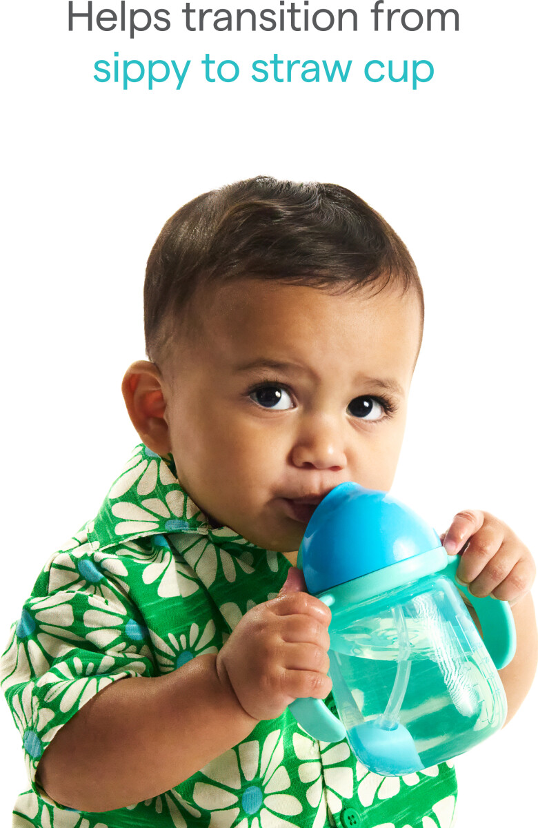 Munchkin - Tip Sip Straw Trainer Cup - Blue - 207 Ml