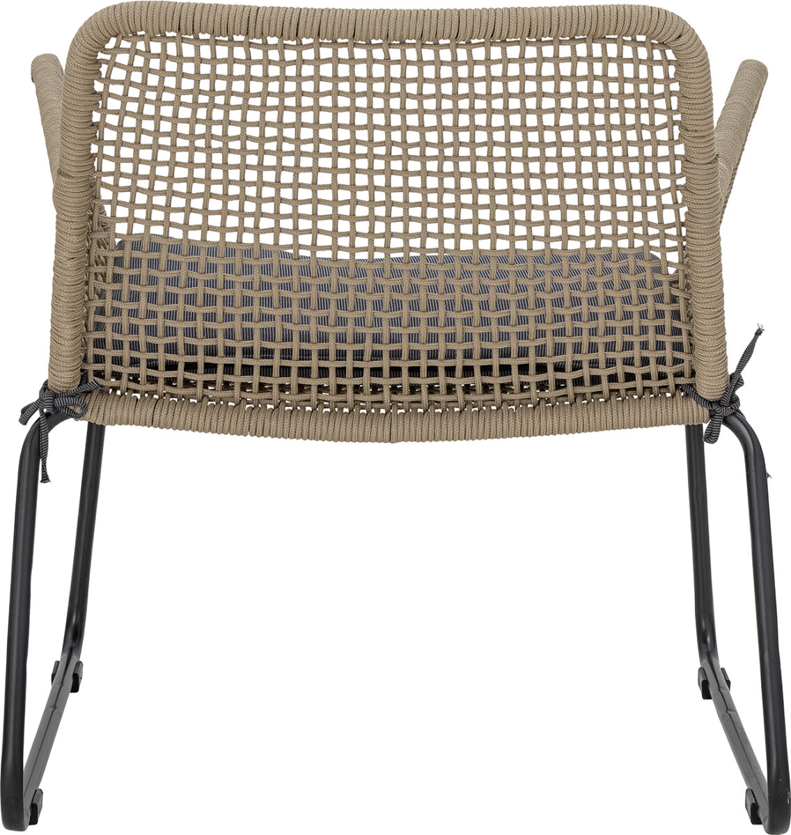 Bloomingville - Mundo Loungestol - Brun - Metal Flet