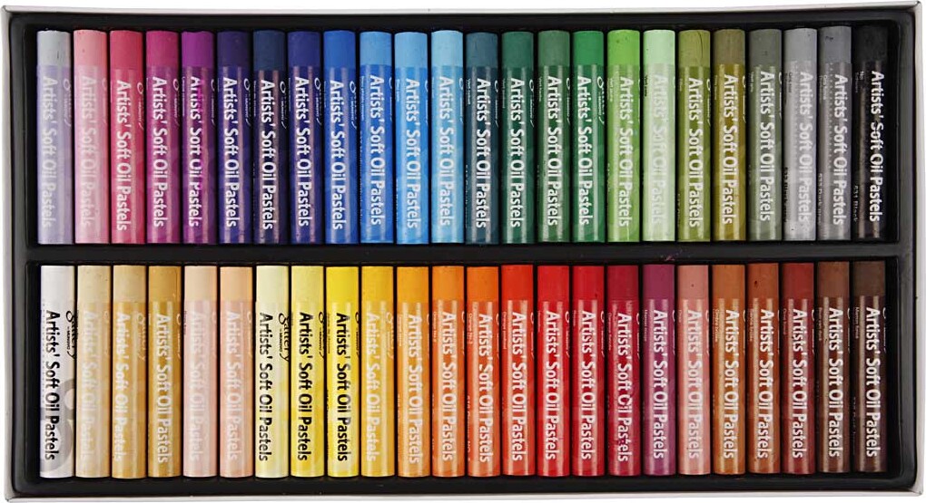 Mungyo - Oil Pastels - Oliekridt - 70X11 Mm - Flere Farver - 48 Stk