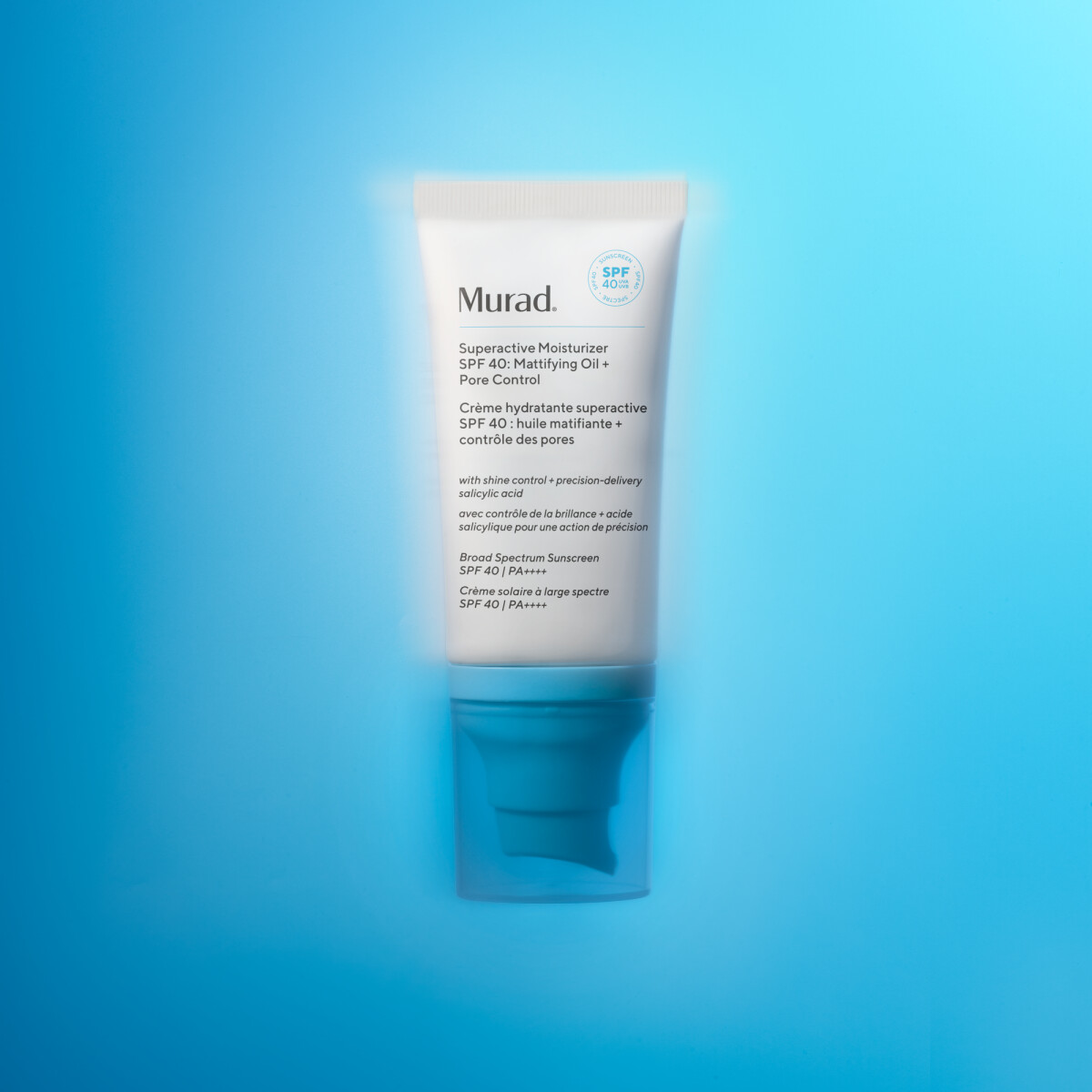 Murad - Superactive Spf 40 Fugtighedscreme Matterende Olie Porekontrol 50