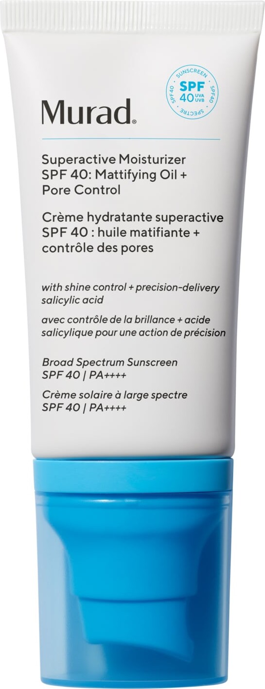 Murad - Superactive Spf 40 Fugtighedscreme Matterende Olie Porekontrol 50