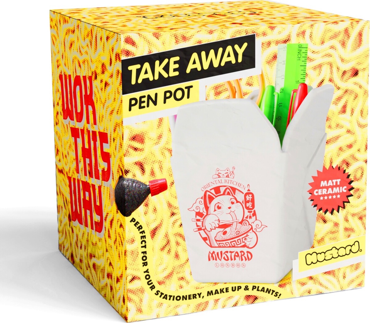 Mustard - Takeaway Pen Pot - Compact