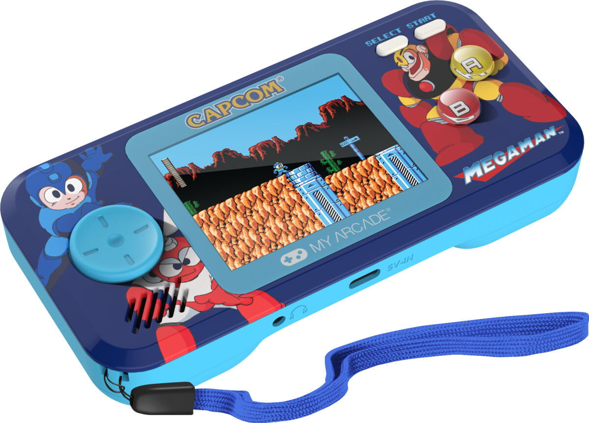 My Arcade - Pocket Player Pro Mega Man Gaming System With Case 6 I 1 - 275