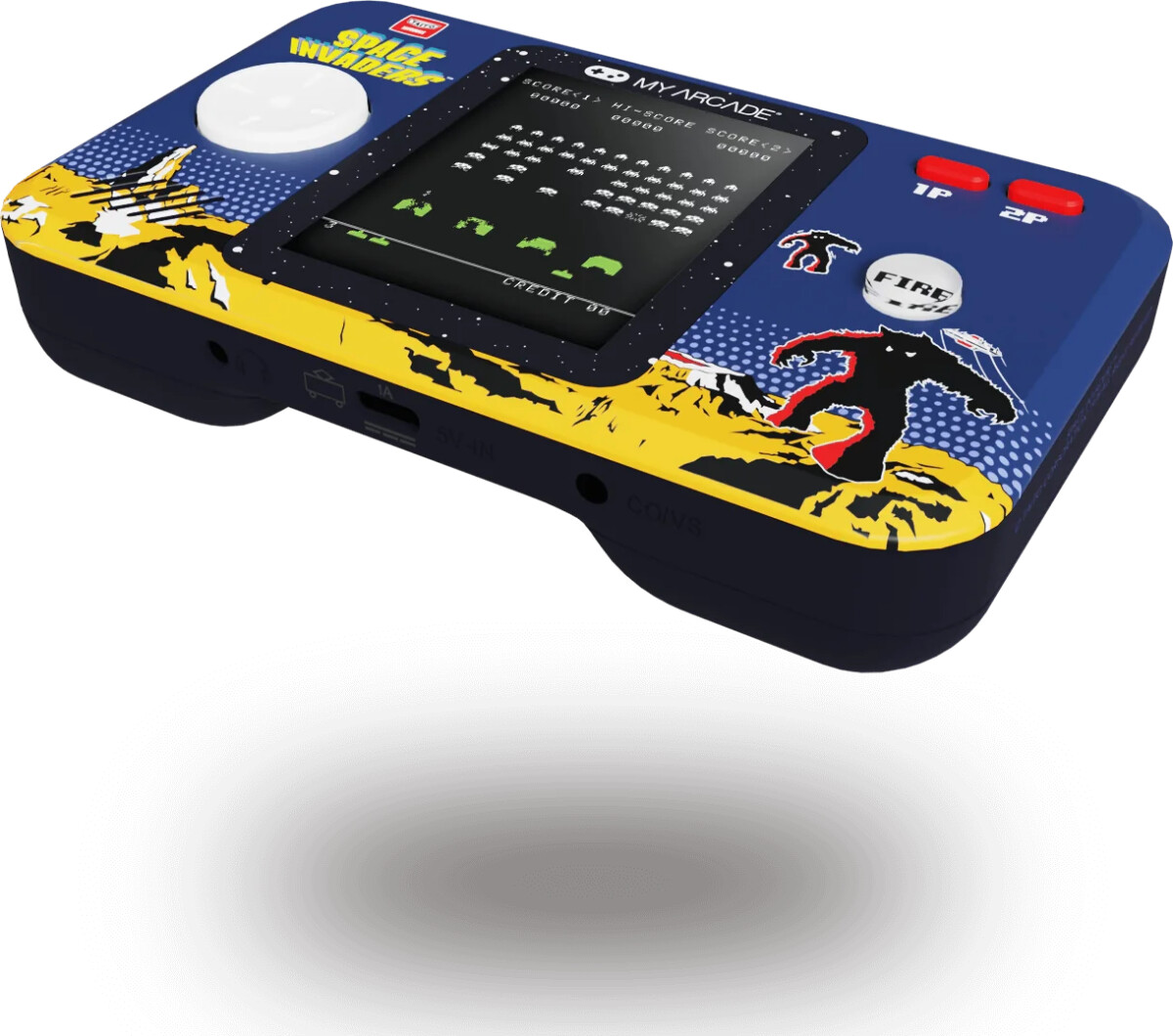 My arcade space invaders pocket player pro se tilbud og k b p gucca dk