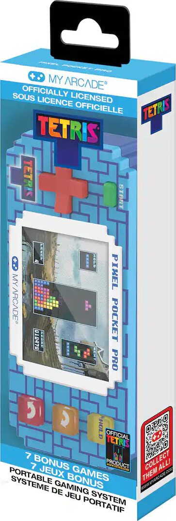 My Arcade - Tetris Portable Gaming System Pixel Pocket Pro
