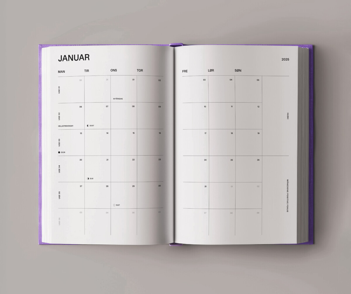 My Favorite Planner - Kalender 2025 - Lys Violet