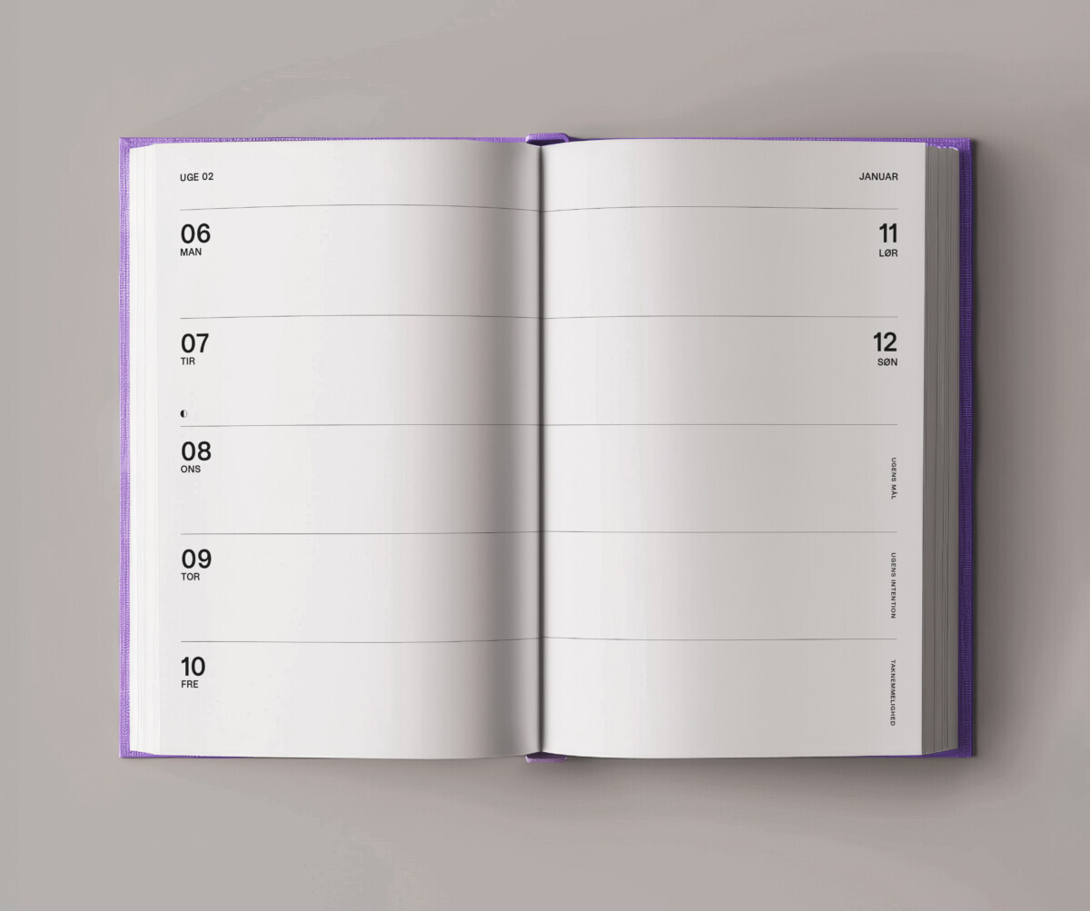 My Favorite Planner - Kalender 2025 - Lys Violet