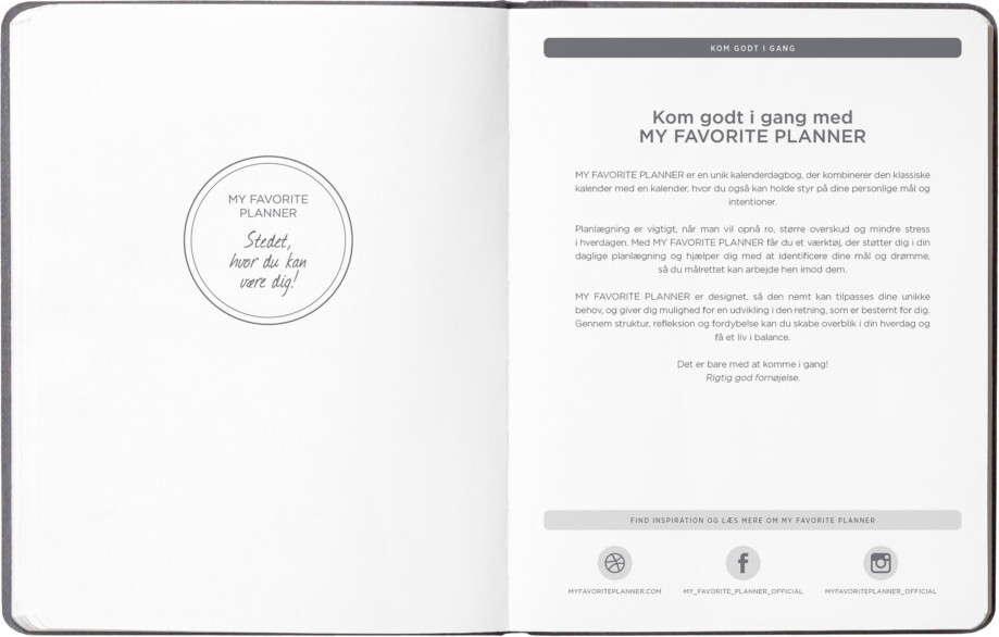 My Favorite Planner - Udateret Kalender Bog - Turkisgrøn