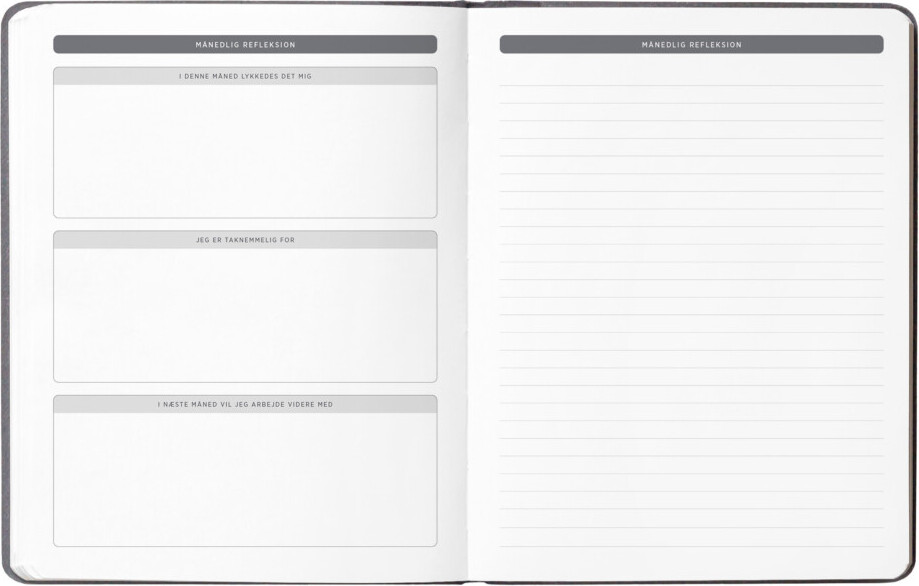 My Favorite Planner - Udateret Kalender Bog - Varm Grå