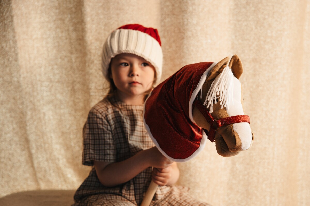 My Hobby Horse - Dækken Rød Glitter