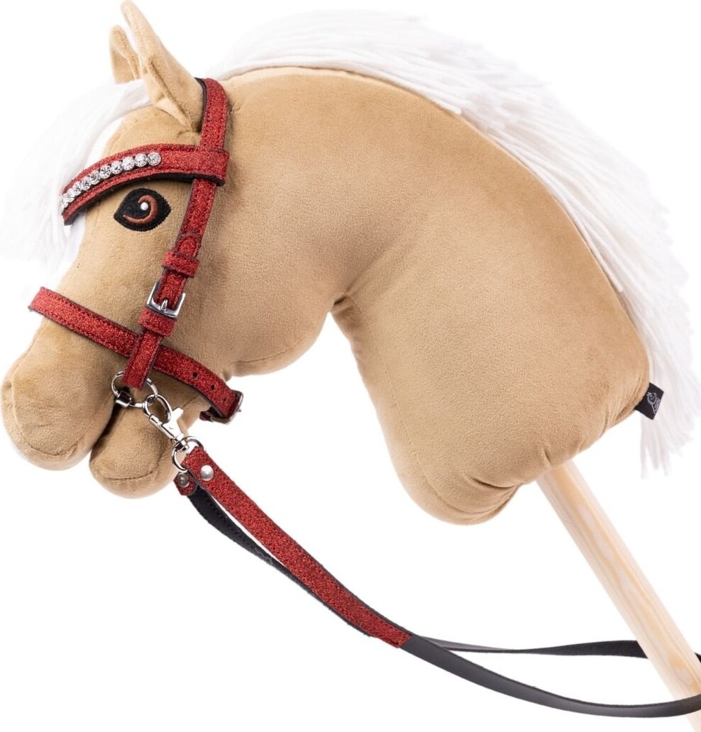 My Hobby Horse - Trense Rød Glitter