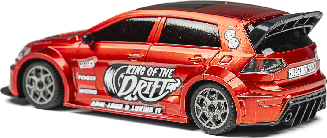 Blackzon - Myte D Drift Rc Car - Samlet - Rød - 1 43 - 548100
