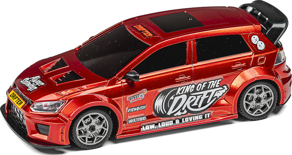 Blackzon - Myte D Drift Rc Car - Samlet - Rød - 1 43 - 548100