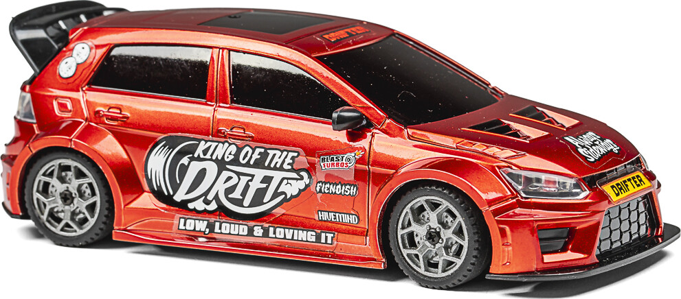 Blackzon - Myte D Drift Rc Car - Samlet - Rød - 1 43 - 548100