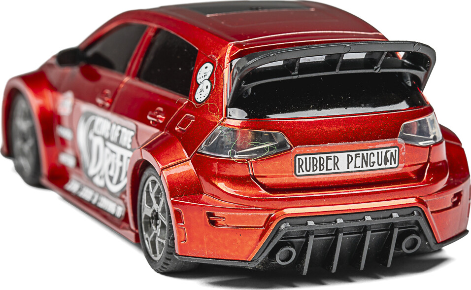 Blackzon - Myte D Drift Rc Car - Samlet - Rød - 1 43 - 548100