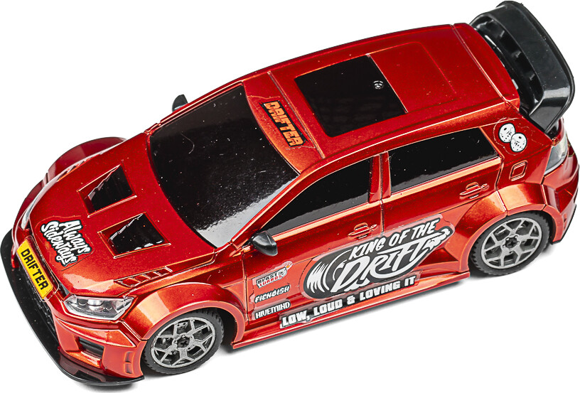 Blackzon - Myte D Drift Rc Car - Samlet - Rød - 1 43 - 548100